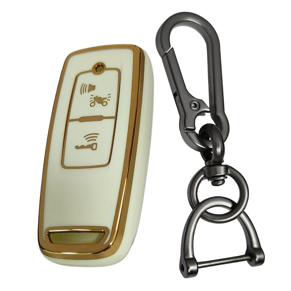 Honda Gold Line TPU Key Cover with Keychain