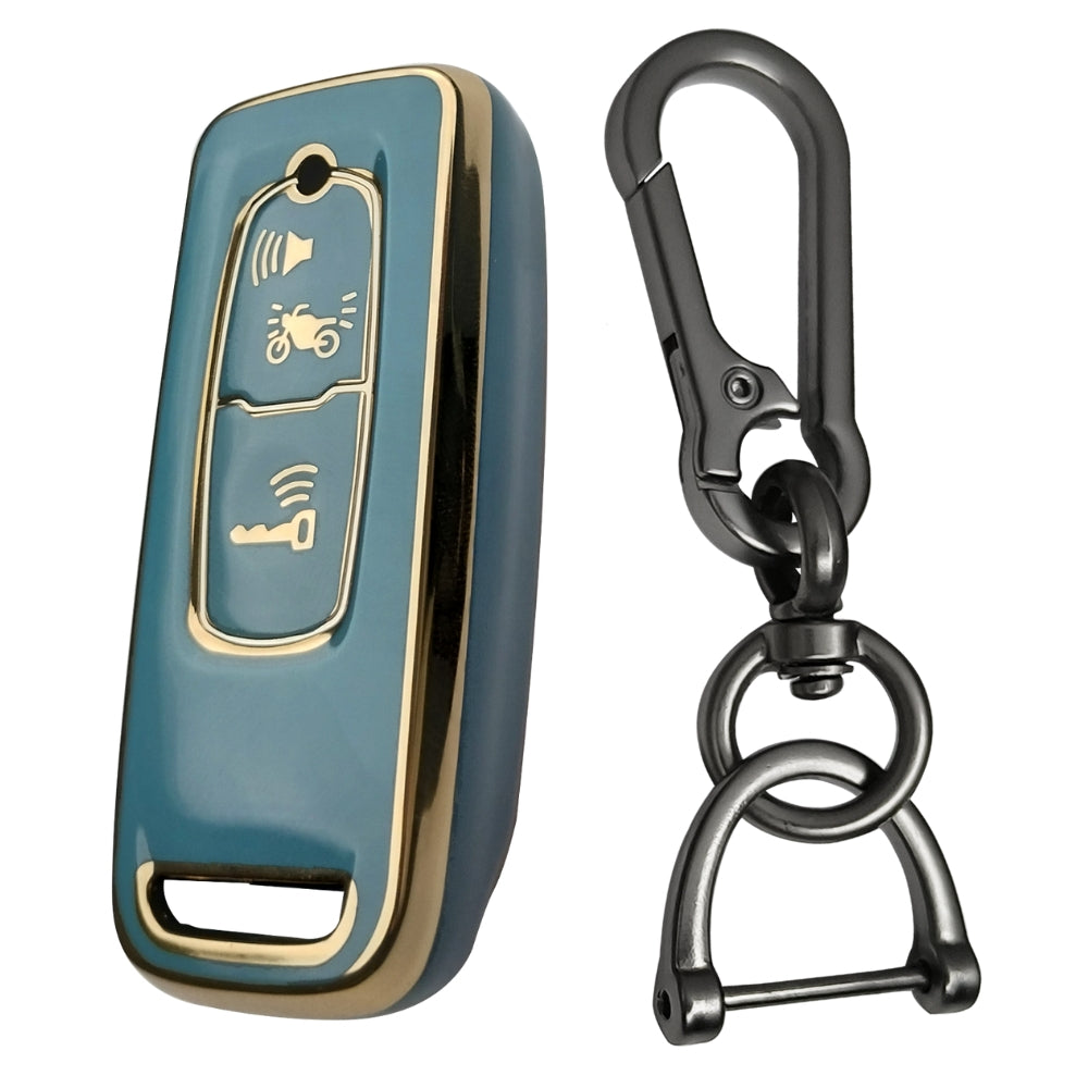 Honda Gold Line TPU Key Cover with Keychain (Type 1)