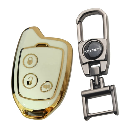 Suzuki Gold Line TPU Key Cover with Keychain