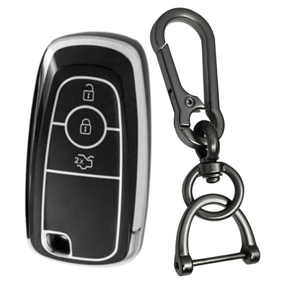 Ford Silver Line TPU Cover with Keychain