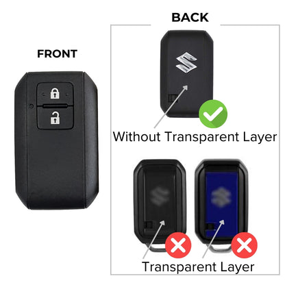 TPU Key cover for Toyota Glanza 2 Button Smart Key with Keychain 01