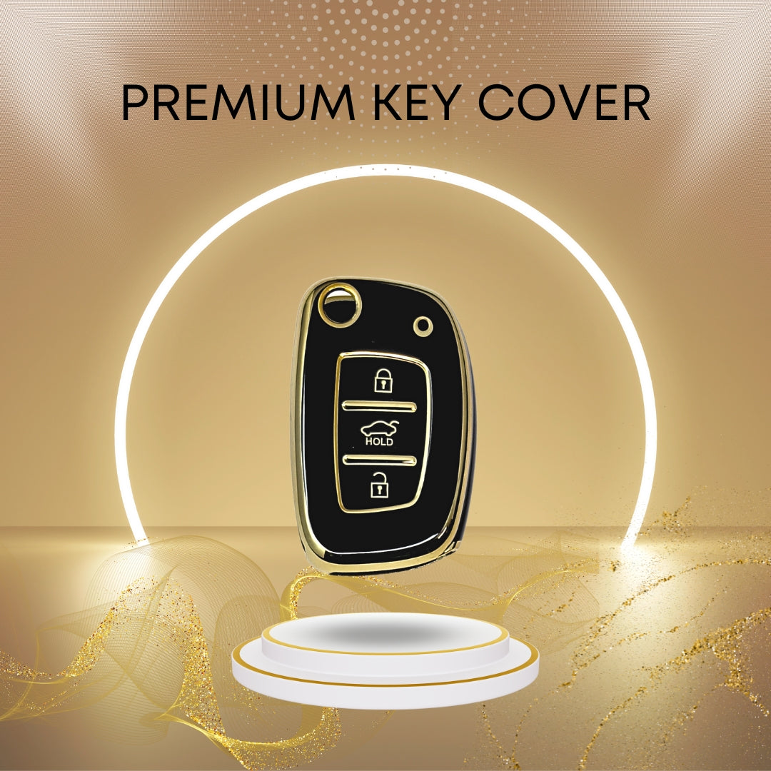 hyundai i20new flip 3b tpu black key case accessories