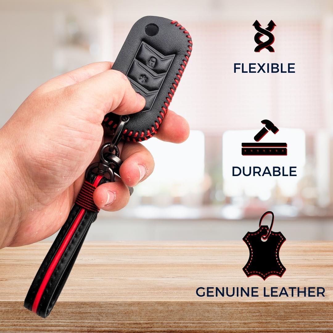 keycept leather key cover scorpio xuv 300 marazzo xuv 700 xuv 400 ev bolero thar tuv 3 button flip shell case