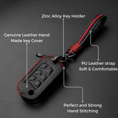 keycept leather key cover scorpio xuv 300 marazzo xuv 700 xuv 400 ev bolero thar tuv 3 button flip shell case