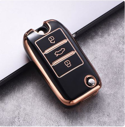mg hector 3 button smart key cover case black
