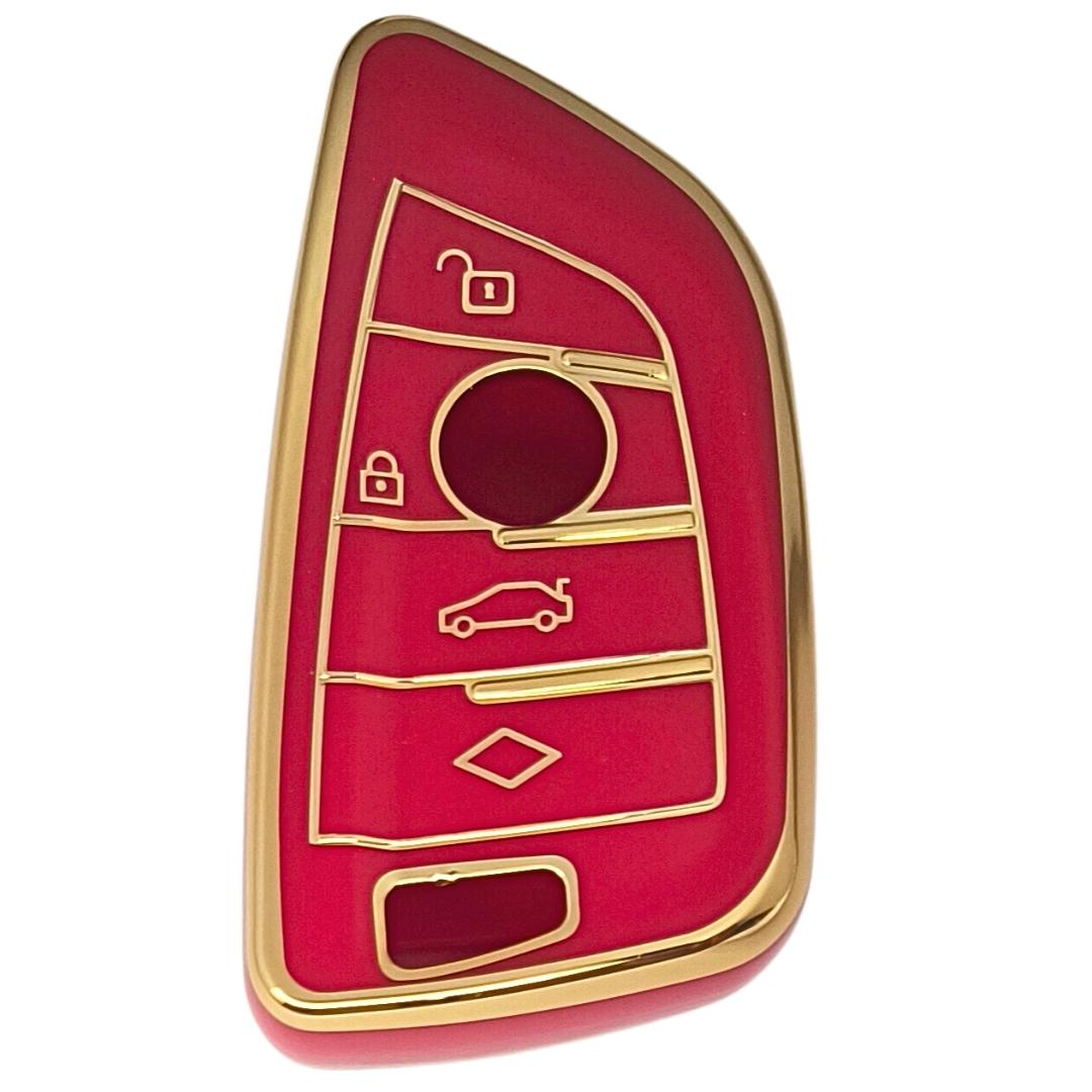 bmw x-series m-series 3-series 4b smart tpu red gold key accessories