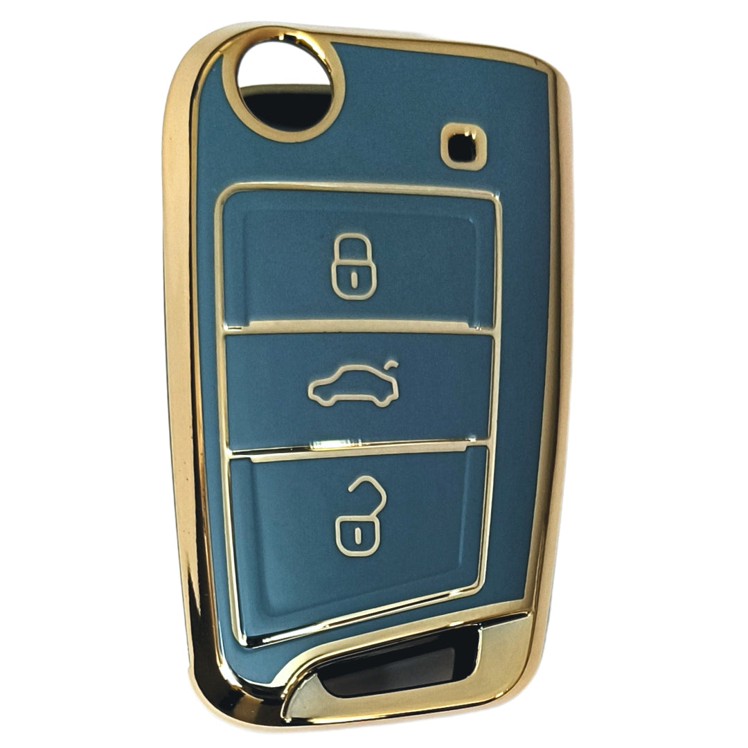 TPU Key Cover Compatible for Skoda/ Volkswagen Kushaq, Octavia, Kodiaq, Superb, Slavia, Jetta