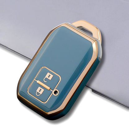 suzuki swift dzire ertiga old wagonr ritz alto 2b smart tpu blue gold key cover case accessories