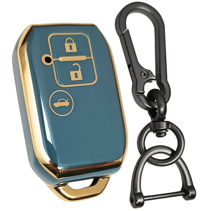 suzuki dzire ertiga swift baleno 3b smart tpu key cover blue key accessories keychain