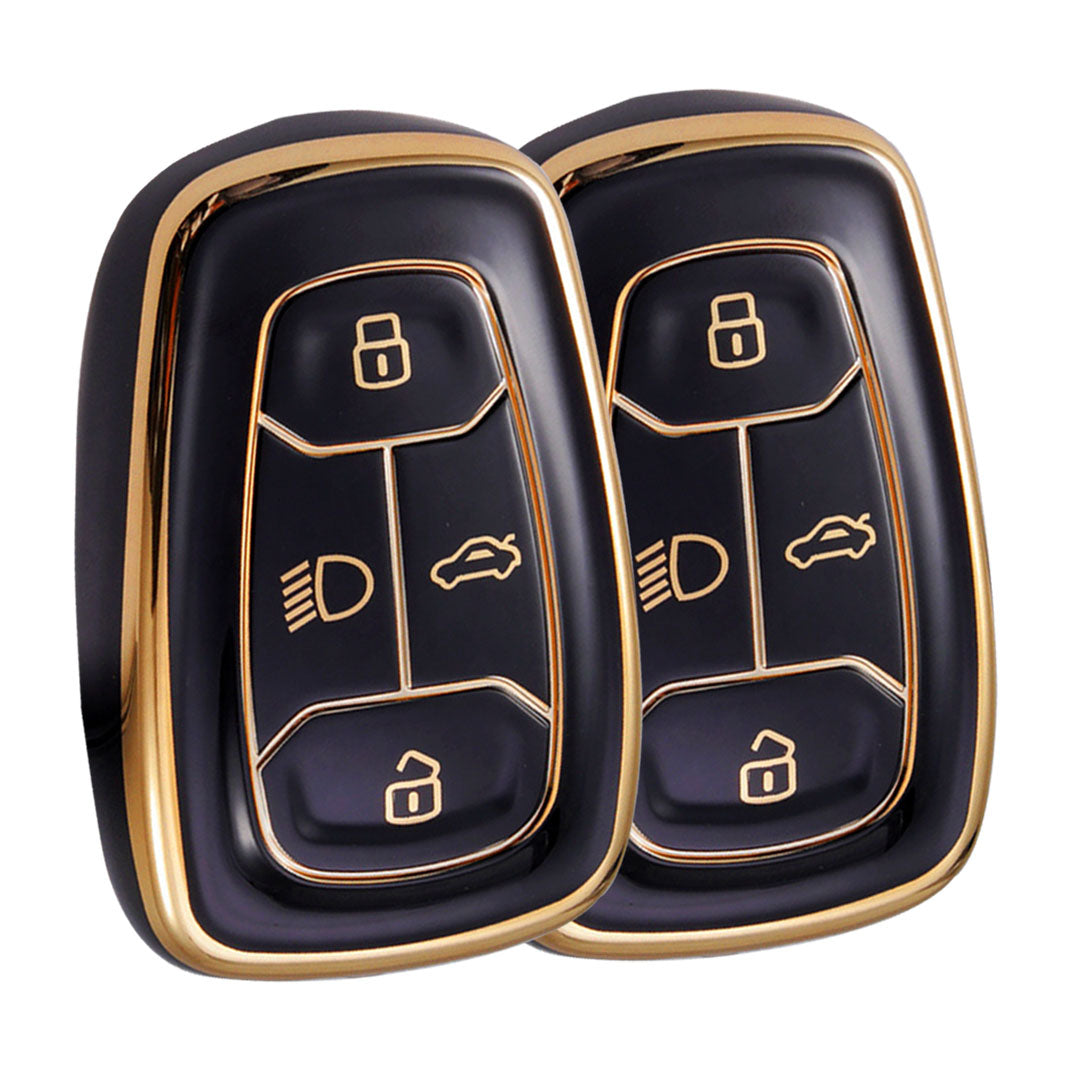 tata nexon harrier safari punch altroz tpu cover black and black key cover case accessories