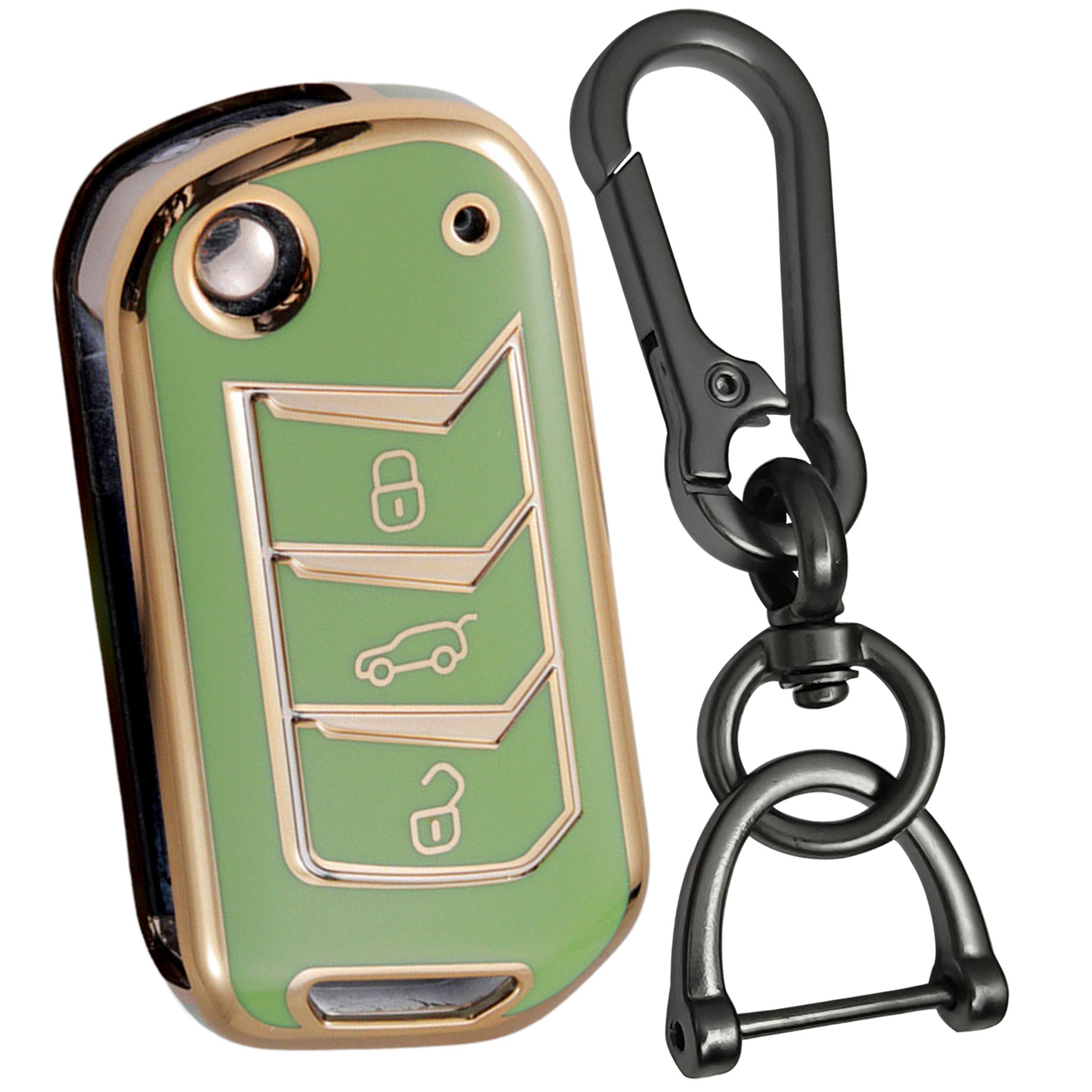 mahindra marazzo bolero xuv700 tpu green gold key cover case accessories keychain