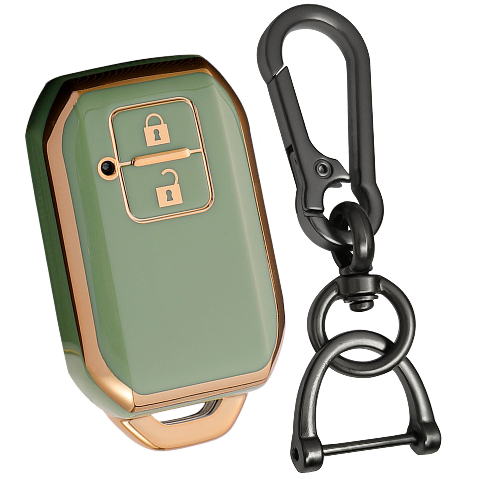 toyota glanza 2 button smart tpu key cover case accessories keychain 